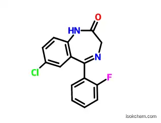 7-Chloro-5-(2-fluoro-phenyl)-1,3-dihydro-2H-1,4-benzodiazepin-2-one