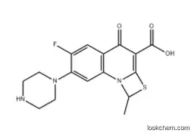 6-Fluoro-1-methyl-4-oxo-7-(1-piperazinyl)-4H-[1,3]thiazeto[3,2-a]quinoline-3-carboxylic acid