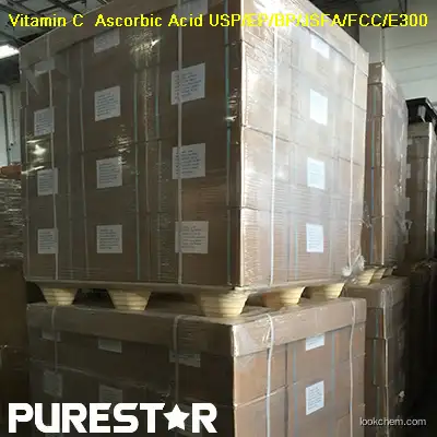 Ascorbic Acid Vitamin C 80,100,200,325mesh fine powder,USP/EP/BP/JSFA/FCC/E300(50-81-7)