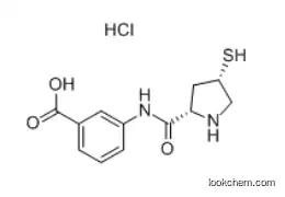 3-[(2S,4S)-4-Mercaptopyrrolidine-2-carboxamido]benzoic acid hydrochloride