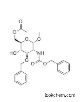 a-D-Glucopyranoside, methyl 2-deoxy-2-[[(phenylmethoxy)carbonyl]amino]-3-O-(phenylmethyl)-, 6-acetate