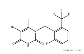 5-Bromo-1-(2-fluoro-6-trifluoromethyl-benzyl)-6-methyl-1H-pyrimidine-2,4-dione