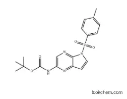 tert-butyl 5-tosyl-5H-pyrrolo[2,3-b]pyrazin-2-ylcarbamate