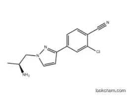 (S)-4-(1-(2-aminopropyl)-1H-pyrazol-3-yl)-2-chlorobenzonitrile