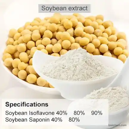 Free Sample Non GMO Soybean Extract Powder 80% Soy Isoflavone
