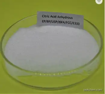 Food grade citric acid anhydrous 30-100 mesh/ high purity low price