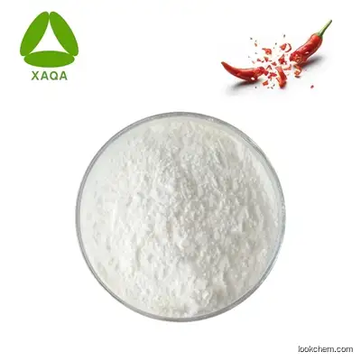 Top Quality Capsaicin 100% Pure Natural  Chili Pepper Extract 99% Capsaicin White Crystal Powder