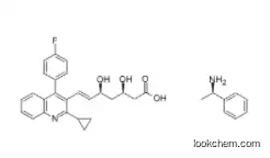 (3R,5S)-7-[2-cyclopropyl-4-(4-fluorophenyl)-3-quinolyl]- 3,5-dihydrosy-6-heptane acid,