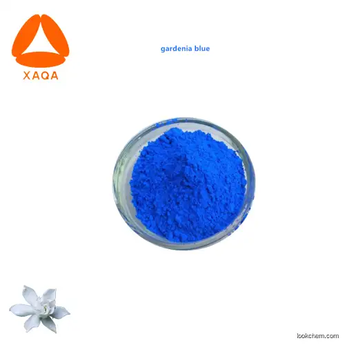 Natural colorant 100% water soluble Gardenia extract Gardenia Blue powder E100