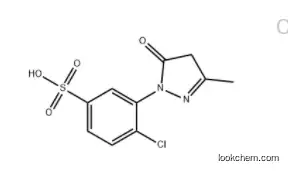 4-Chloro-3-(3-methyl-5-oxo-2-pyrazolin-1-yl)benzenesulfonic acid