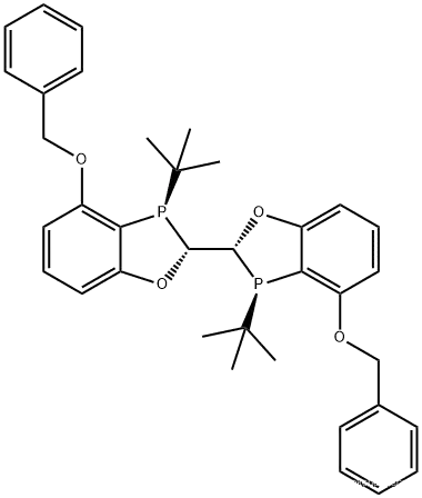 (2R,2'R,3R,3'R)-3,3'-Bis(tert-butyl)-2,2',3,3'-tetrahydro-4,4'-bis(phenylmethoxy)-2,2'-bi-1,3-benzoxaphosphole(1994323-92-0)