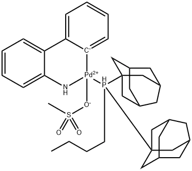 Methanesulfonato(diadamantyl-n-butylphosphino)-2'-amino-1,1'-biphenyl-2-yl)palladium(II) dichloromethane adduct, min. 95% [cataCXium(R) A Palladacycle Gen. 3]