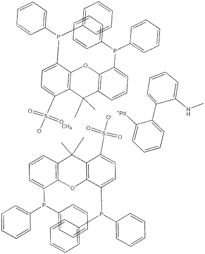 Methanesulfonato[4,5-Bis(diphenylphosphino)-9,9-dimethylxanthene](2'-methylamino-1,1'-biphenyl-2-yl)palladium(II)