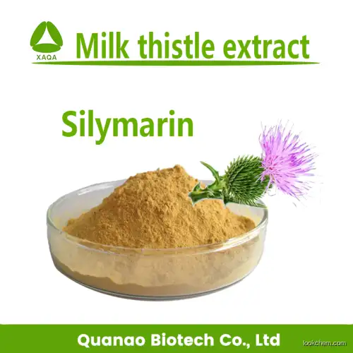 Protect liver 100% natural Milk Thistle Extract Silymarin 80% Cas:65666-07-1