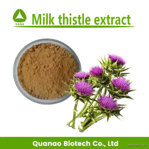 Protect liver 100% natural Milk Thistle Extract Silymarin 80% Cas:65666-07-1