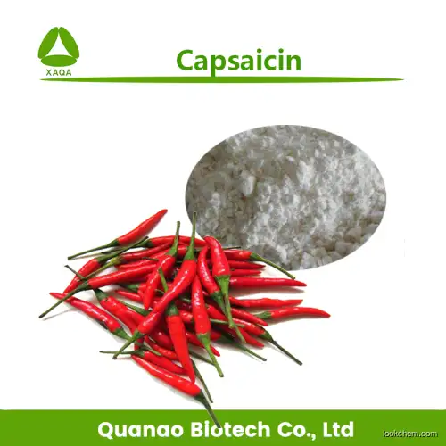 100% Natural Chili pepper extract 99% Capsaicin powder
