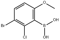 3-Bromo-2-chloro-6-methoxyphenylboronic acid