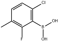 2-Fluoro-3-methyl-6-chlorophenylboronic acid 352535-86-5