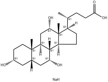 Cholic acid, sodium salt 361-09-1 C24H41NaO5