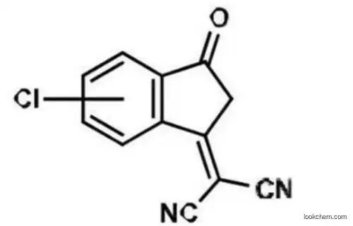 2-(6-Chloro-3-oxo-2,3-dihydro-1H-inden-1-ylidene)malononitrile