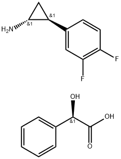 (1R,2S)-2-(3,4-Difluorophenyl)cyclopropanaminium (2R)-hydroxy(phenyl)ethanoate, 98% 376608-71-8 C17H17F2NO3