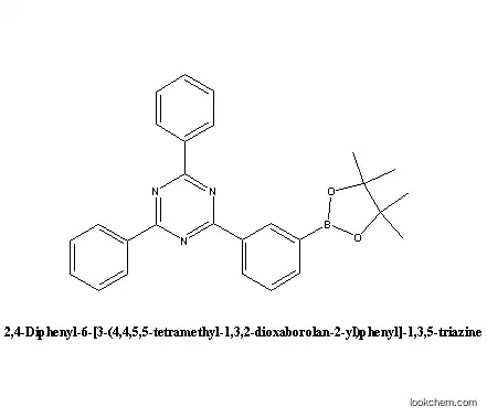2,4-Diphenyl-6-[3-(4,4,5,5-tetramethyl-1,3,2-dioxaborolan-2-yl)phenyl]-1,3,5-triazine 99%