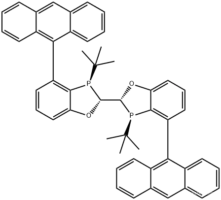 (2R,2'R,3R,3'R)-4,4'-di(ant hracen-9-yl)-3,3'-di-tert-bu tyl-2,2',3,3'-tetrahydro-2,2' -bibenzo[d][1,3]oxaphosp hole