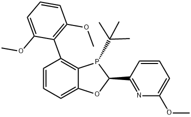 2-((2S,3S)-3-(tert-butyl)-4- (2,6-dimethoxyphenyl)-2,3- dihydrobenzo[d][1,3]oxaph osphol-2-yl)-6- methoxypyridine
