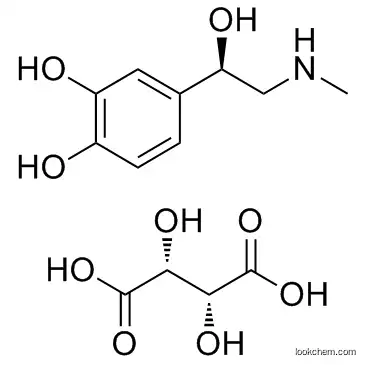 High Quality L-Epinephrine bitartrate CASNO.51-42-3