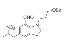 1-[3-(benzoyloxy)propyl]-2,3-dihydro-5-(2-nitropropyl)-1H-Indole-7-carboxaldehyde