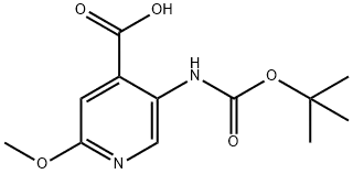 5-(tert-butoxycarbonylamio)-2-methoxypyridine-4-carboxylic acid