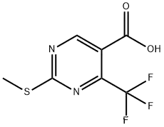 4-(trifluoromethyl)-2-(methylthio)pyrimidine-5-carboxylic acid