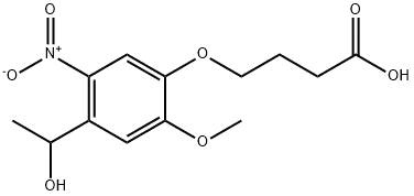4-[4-(1-Hydroxyethyl)-2-Methoxy-5-nitrophenoxy]butanoic Acid