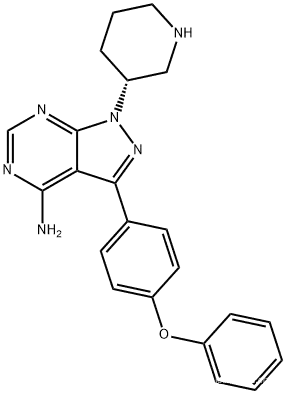 (R)-3-(4-phenoxyphenyl)-1-(piperidin-3-yl)-1H-pyrazolo[3,4-d]pyrimidin-4-amine