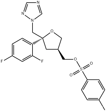 5-(2,4-Difluorophenyl)-5-(1H-1,2,4-triazol-1-yl)methyltetrahydrofuran-3-ylmethyl ester