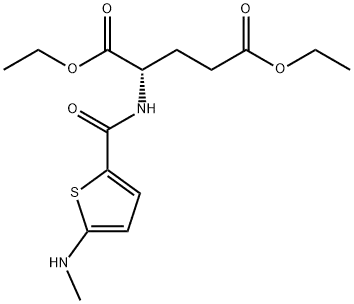 Diethyl N-[5-methylamino-2-thenoyl]-L-glutamate