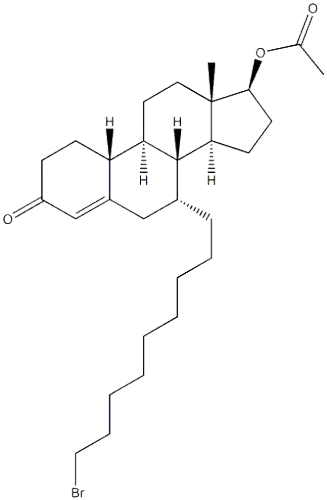 (7alpha,17beta)-17-(Acetyloxy)-7-(9-bromononyl)estr-4-en-3-one