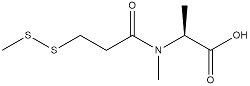 N-methyl-N-[(3-methyldithio)-1-oxopropyl]-L-alanine
