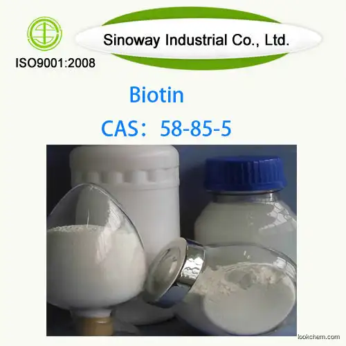 Best price for D-Biotin powder CAS 58-85-5