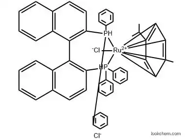 (R)-(+)-2,2'-BIS(DIPHENYLPHOSPHINO)-1,1'-BINAPHTHALENECHLORO(P-CYMENE)RUTHENIUM CHLORIDE