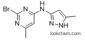 4-Pyrimidinamine, 2-bromo-6-methyl-N-(5-methyl-1H-pyrazol-3-yl)