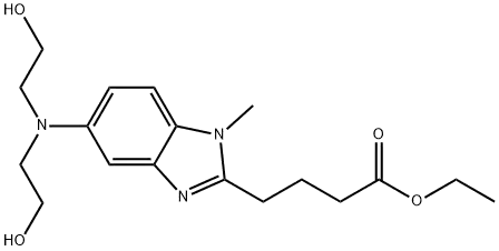 5-[Bis(2-hydroxyethyl)amino]-1-methyl-1H-benzimidazole-2-butanoic acid ethyl ester