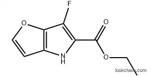 6-Fluoro-4H-furo[3,2-b]pyrrole-5-carboxylic acid ethyl ester