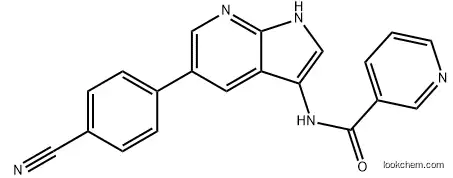 N-[5-(4-Cyanophenyl)-1H-pyrrolo[2,3-b]pyridin-3-yl]-3-pyridinecarboxamide 1093222-27-5