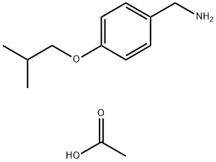 4-(2-Methylpropoxy)benzenemethanamine acetate (1:1)