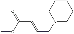 2-Butenoic acid, 4-(1-piperidinyl)-, methyl ester, (2E)-