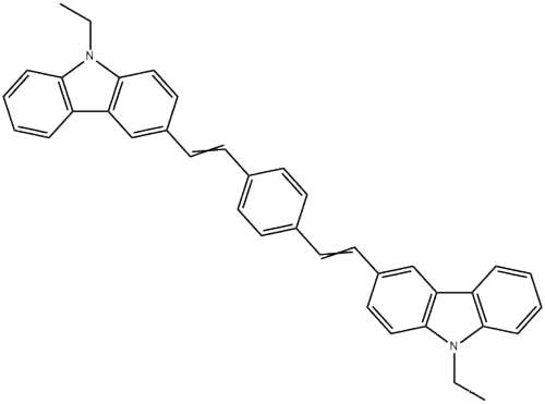 3,3'-(1,4-Phenylenedi-2,1-ethenediyl)bis(9-ethyl-9H-carbazole)