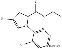 Ethyl 3-bromo-1-(3-chloro-2-pyridinyl)-4,5-dihydro-1H-pyrazole-5-carboxylate cas no. 500011-91-6 98%