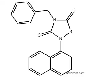 4-Benzyl-2-(naphthalen-1-yl)-[1,2,4]thiadiazolidine-3,5-dione Best Price/High Quality/Free Sample
