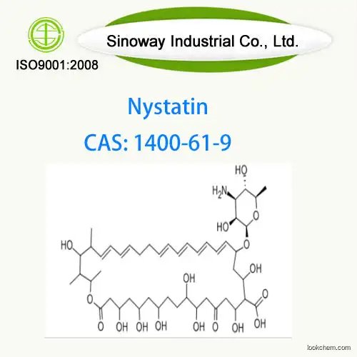 Enough stock for Nystatin powder CAS 1400-61-9
